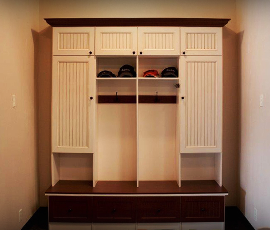 Mudroom cabinet